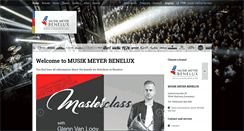 Desktop Screenshot of musik-meyer-benelux.com