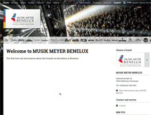 Tablet Screenshot of musik-meyer-benelux.com